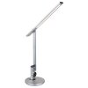 Lampe de table Globo SOLANA LED Aluminium brossé, Blanc, 1 lumière