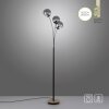 Lampadaire Leuchten-Direkt GREEN WIDOW Écru, Noir, 3 lumières