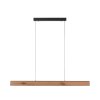 Suspension Paul-Neuhaus NANIA LED Couleur bois, Noir, 1 lumière