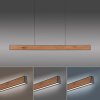 Suspension Paul-Neuhaus NANIA LED Couleur bois, Noir, 1 lumière