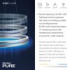 Suspension Paul-Neuhaus PURE E-LOOP LED Gris, 2 lumières, Télécommandes