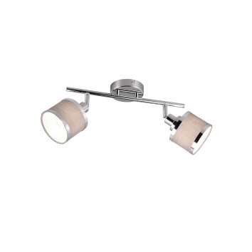 Plafonnier Trio AROSA Chrome, 2 lumières