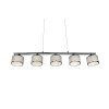 Suspension Trio KAPRUN Chrome, 5 lumières