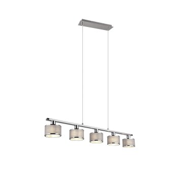 Suspension Trio KAPRUN Chrome, 5 lumières