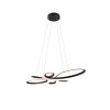 Suspension Trio FLY LED Noir, 1 lumière