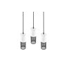 Suspension Trio TOSH Noir, 3 lumières