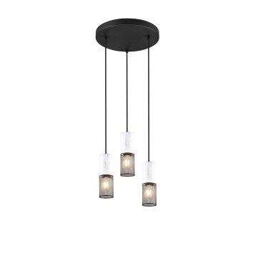 Suspension Trio TOSH Noir, 3 lumières