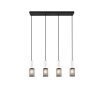 Suspension Trio TOSH Noir, 4 lumières