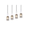 Suspension Trio TOSH Noir, 4 lumières