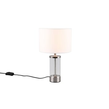 Lampe de table Reality GRAZIA Nickel mat, 1 lumière