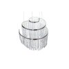 Suspension Reality POMP LED Chrome, 1 lumière, Télécommandes