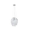 Suspension Reality POMP LED Chrome, 1 lumière, Télécommandes