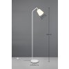 Lampadaire Reality BUDDY Blanc, 1 lumière