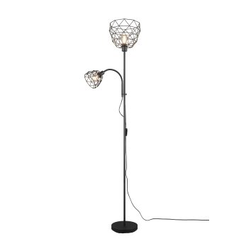 Lampadaire Reality HAVAL Noir, 2 lumières