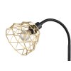 Lampadaire Reality HAVAL Noir doré, 2 lumières