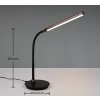 Lampe de table Reality TORO LED Noir, 1 lumière