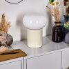 Lampe de table Godrie Crème, 1 lumière