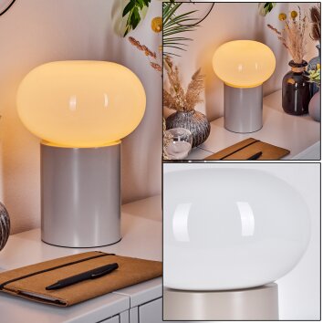 Lampe de table Godrie Taupe, 1 lumière