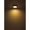 Plafonnier Globo BRANZA LED Noir, 1 lumière, Télécommandes