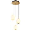 Suspension Globo EWALD LED Laiton, 3 lumières