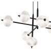 Suspension Globo AIDA LED Noir, 11 lumières