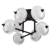 Plafonnier Globo AIDA LED Noir, 7 lumières