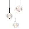 Suspension Globo AIDA LED Noir, 9 lumières