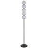 Lampadaire Globo AIDA LED Noir, 5 lumières