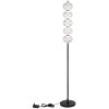 Lampadaire Globo AIDA LED Noir, 5 lumières