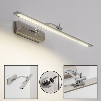 Lampe pour écran Liberia LED Chrome, 1 lumière