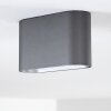 Plafonnier Dalarna LED Gris, Argenté, 1 lumière