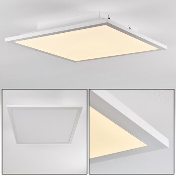 Plafonnier Barasat LED Blanc, 1 lumière