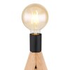 Lampe de table Globo KIRA Brun foncé, 1 lumière