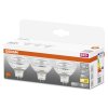 OSRAM Lot de 3 LED Star GU5.3 6,5 Watt 2700 Kelvin 621 Lumen Transparent, 3 lumières