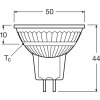 OSRAM Lot de 3 LED Star GU5.3 6,5 Watt 2700 Kelvin 621 Lumen Transparent, 3 lumières