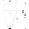 OSRAM LED Star E27 19 Watt 6500 Kelvin 2452 Lumen