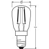 OSRAM Lot de 2 LED Special E14 1,3 Watt 2700 Kelvin 110 Lumen