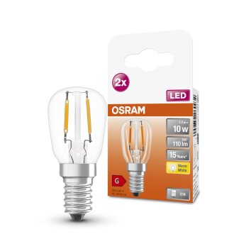 OSRAM Lot de 2 LED Special E14 1,3 Watt 2700 Kelvin 110 Lumen