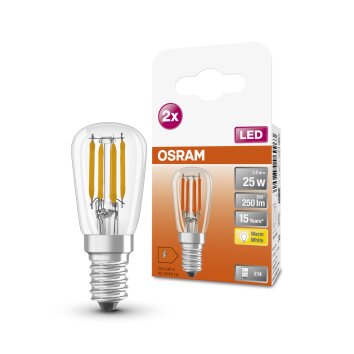 OSRAM Lot de 2 LED Special E14 2,8 Watt 2700 Kelvin 250 Lumen