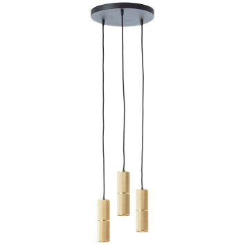 Suspension Brilliant Marty LED Noir, 3 lumières