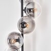 Lampadaire - Verre 15 cm Gastor Clair, Fumé, 6 lumières