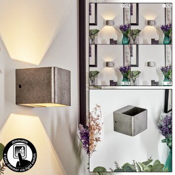 Applique murale Chuitna LED Nickel vieilli, 1 lumière