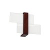 Applique murale Linea-Light Group Triad Bois foncé, 1 lumière