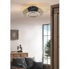 Ventilateur de plafond Reality KARLSBORG LED Noir, 1 lumière, Télécommandes