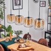 Lauden Suspension Ambre, Clair, 4 lumières