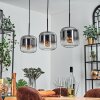 Lauden Suspension Chrome, Clair, 3 lumières