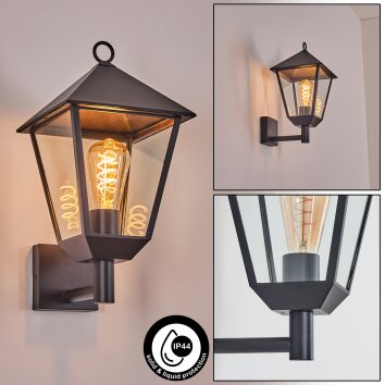 Anfei Lampe murale d´extérieur Noir, 1 lumière