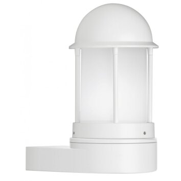 Lampe murale d'extérieur LCD Blanc, 1 lumière