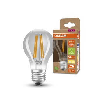 Luminaires Osram E27 LED 8.2 Watt blanc chaud dimmable 1521 Lumen