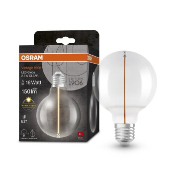 Luminaires Osram E27 LED 2.2 Watt blanc chaud 150 Lumen